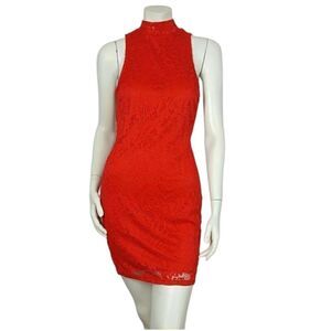 PRIVY by Privately Privileged Womens Red Mini Dress Sleeveless‎